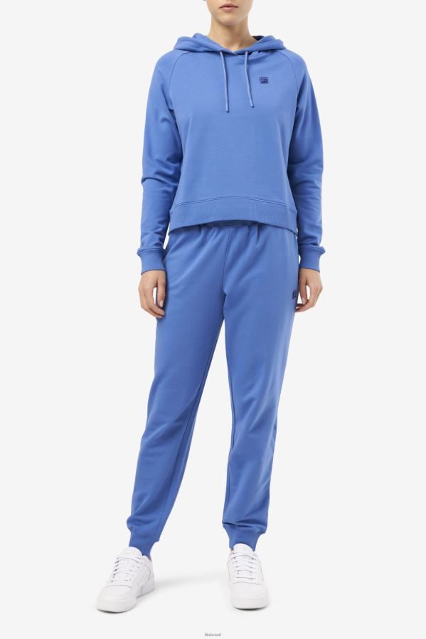 cobalto brilhante FILA valeria moletom com capuz fila cobalt HXJFD1511