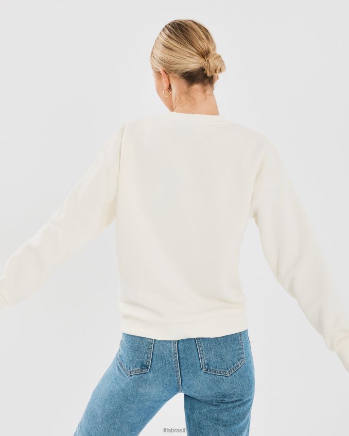 garça FILA fila feminino faye crew egret HXJFD2803