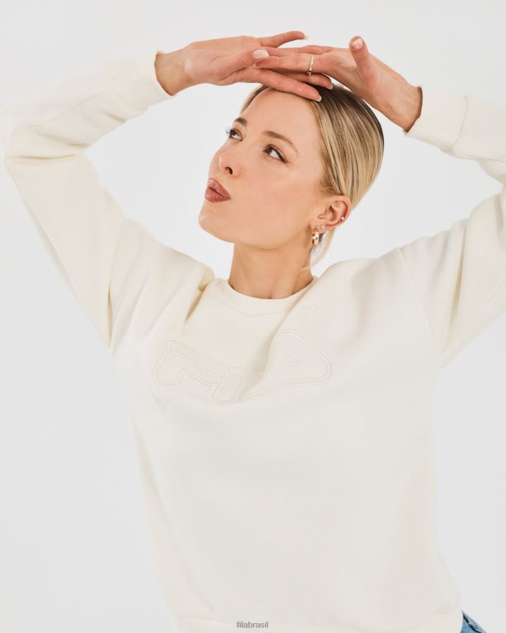 garça FILA fila feminino faye crew egret HXJFD2803