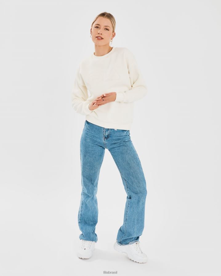 garça FILA fila feminino faye crew egret HXJFD2803