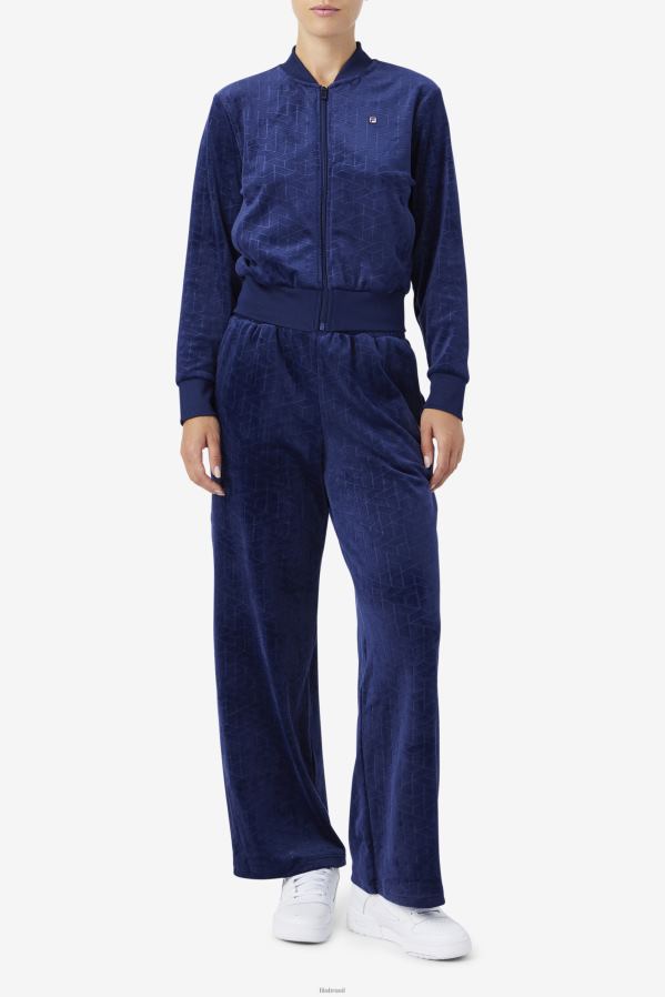 marinha FILA zenaida jaqueta de veludo azul marinho fila HXJFD1505