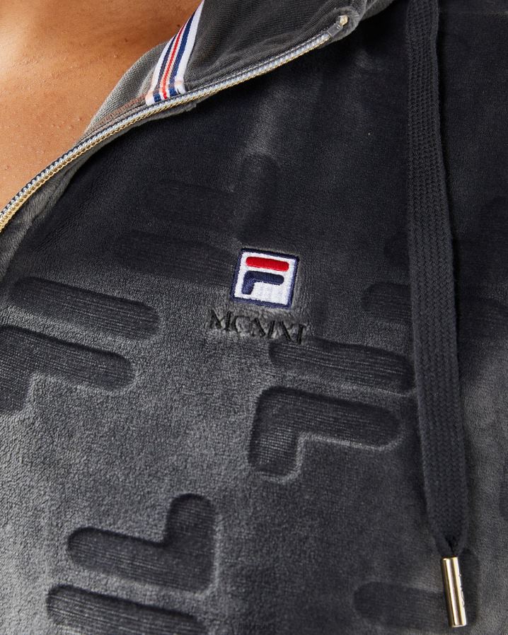 ostra preta FILA fila preto oyster feminino aspena qtr zip HXJFD2967