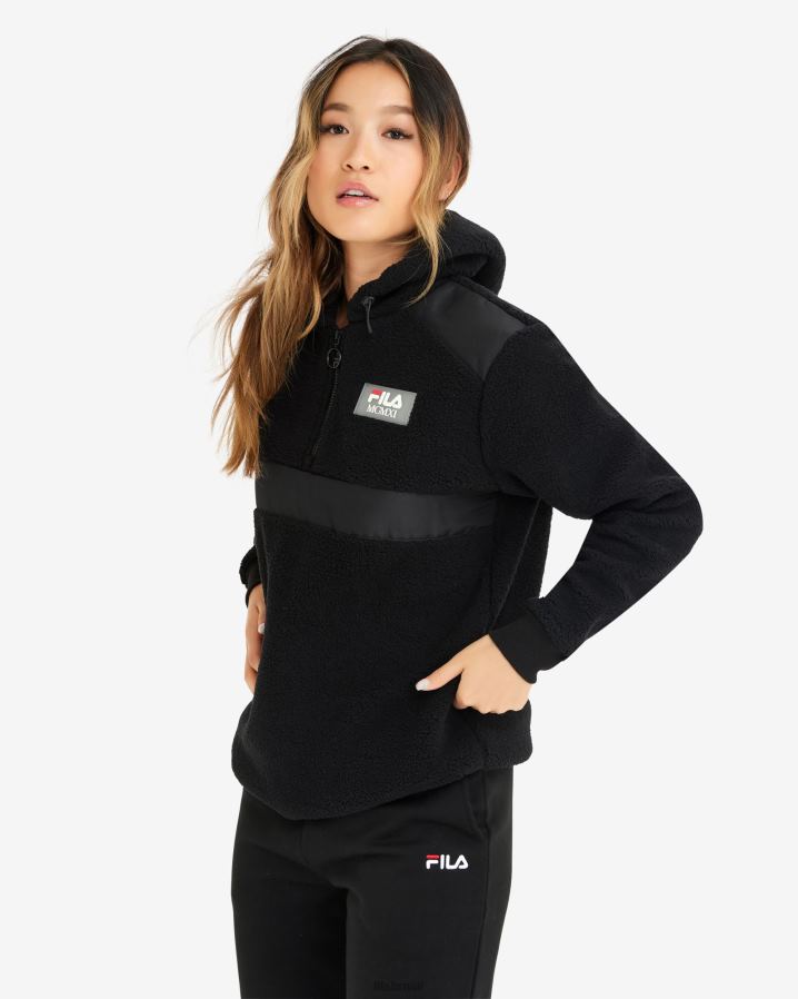 preto FILA fila janet teddy preto feminino HXJFD2952