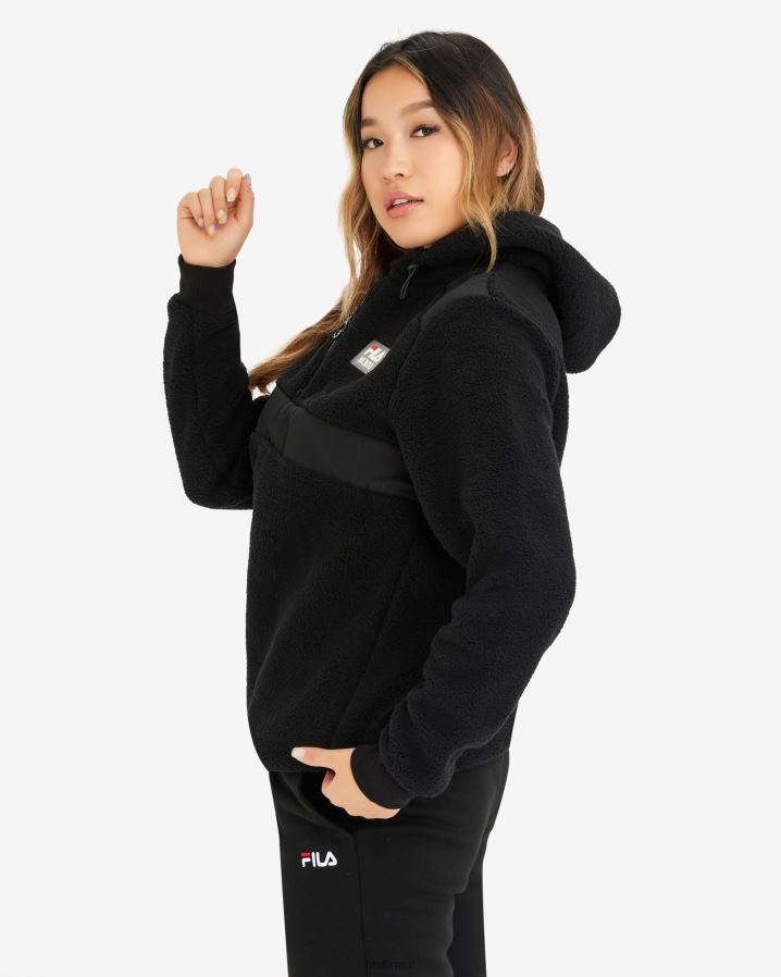 preto FILA fila janet teddy preto feminino HXJFD2952