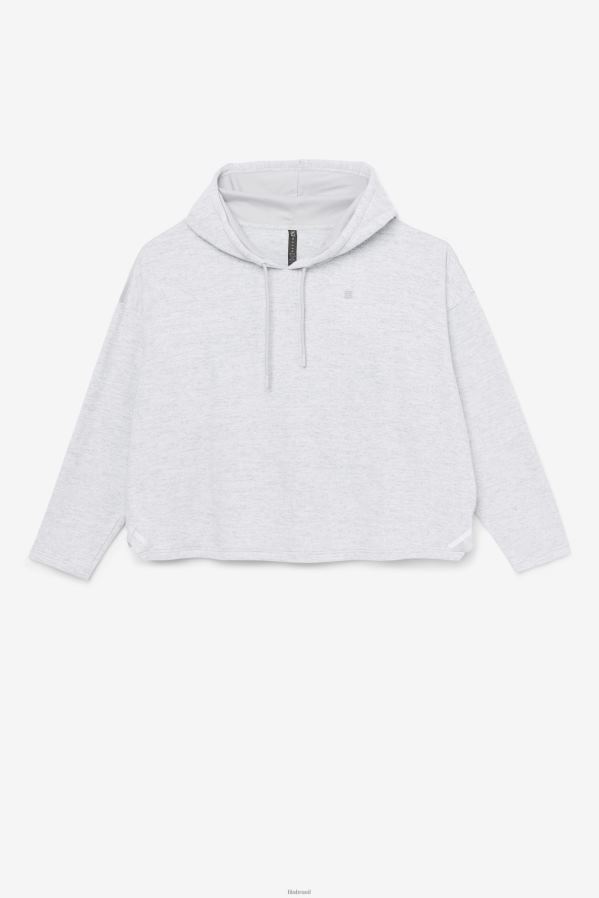 urze alta FILA fila moletom com capuz highrise heather fi-lux HXJFD1890