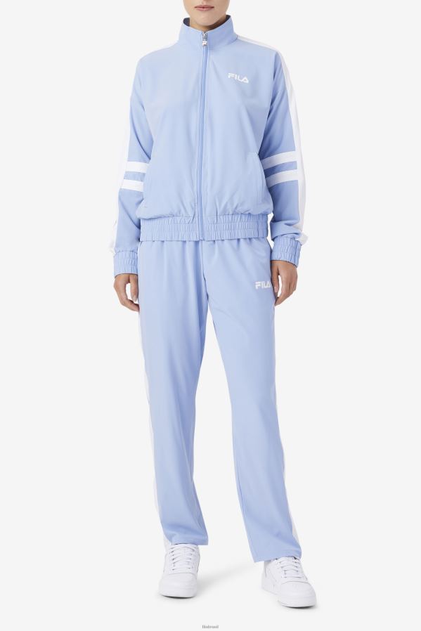 Branco azulado FILA calça fila azul/branca jovia HXJFD1588