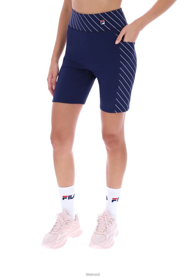 FILA bermuda ciclismo fila clara pin stripe HXJFD3424