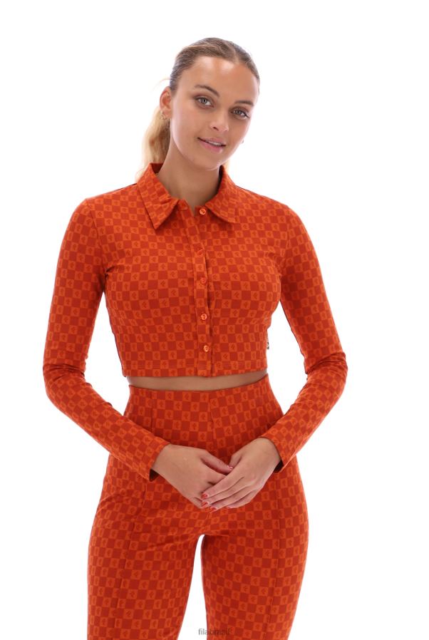 FILA camisa polo cropped fila HXJFD3414