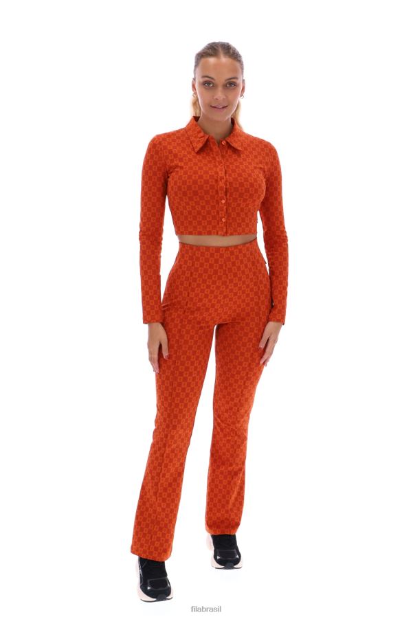 FILA camisa polo cropped fila HXJFD3414