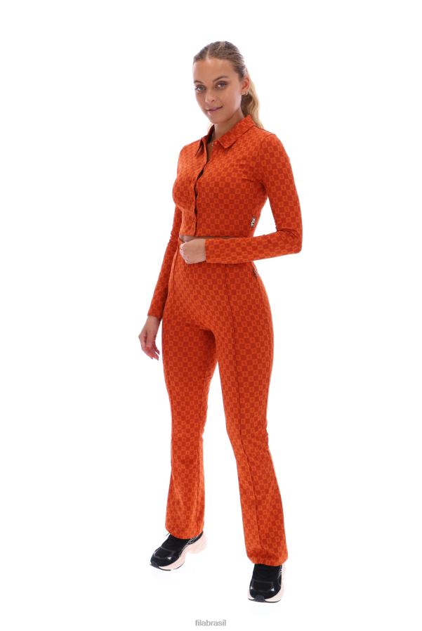 FILA camisa polo cropped fila HXJFD3414