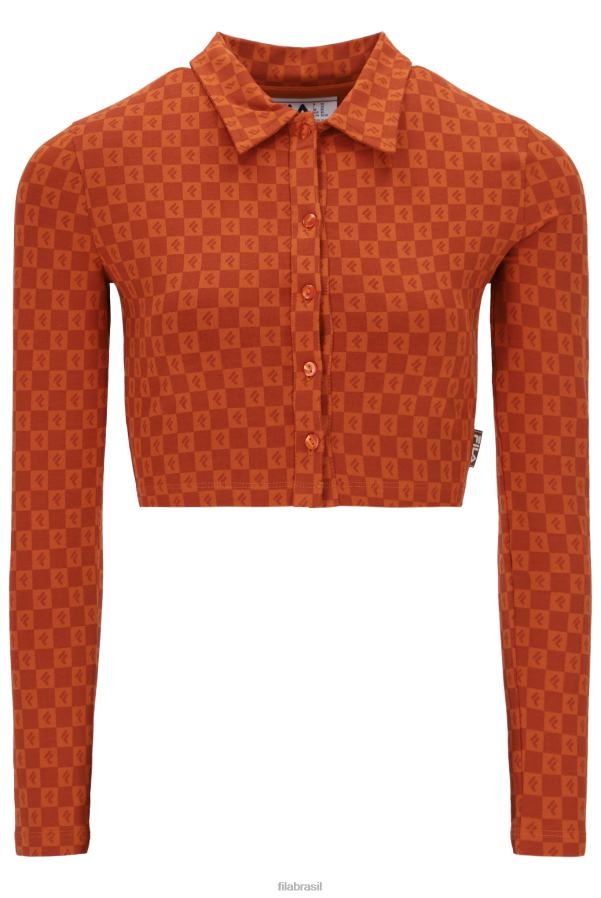 FILA camisa polo cropped fila HXJFD3414