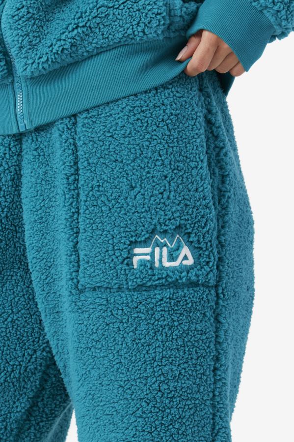 Lago profundo FILA freyja sherpa jogger deep lake fila HXJFD1583