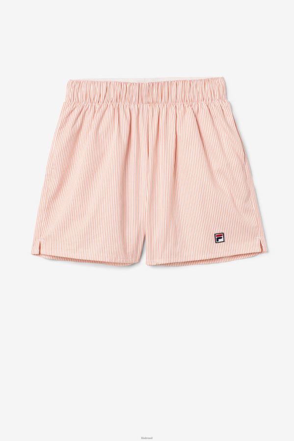 amêndoa coral/branco FILA ariella short fila coral amêndoa/branco HXJFD1694