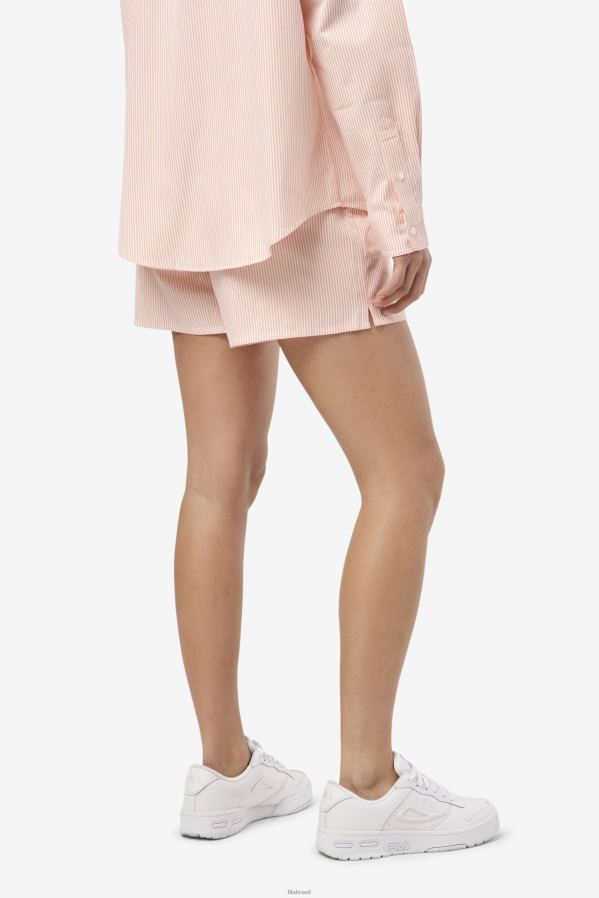 amêndoa coral/branco FILA ariella short fila coral amêndoa/branco HXJFD1694