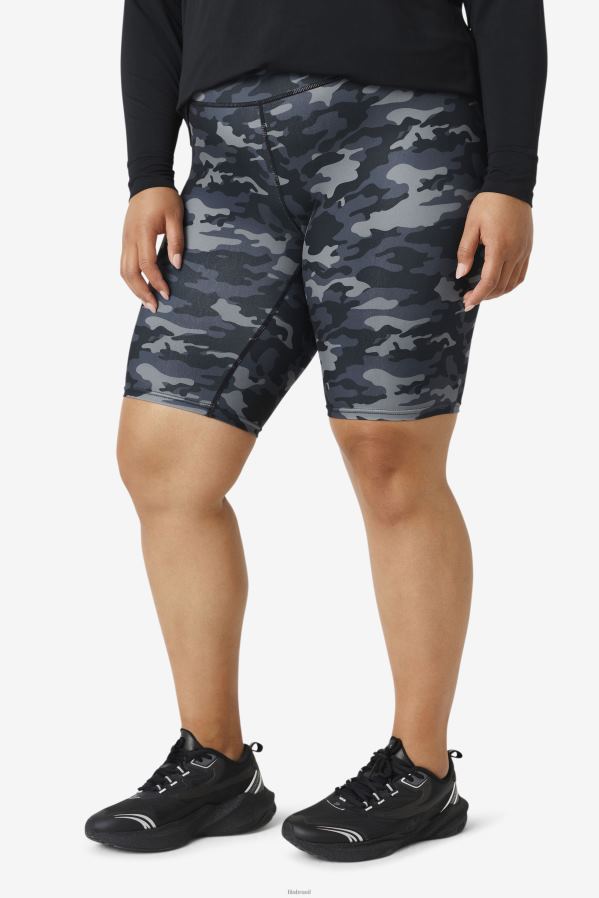 camuflagem escura FILA short fila forza 8inch bike preto camuflado HXJFD1951