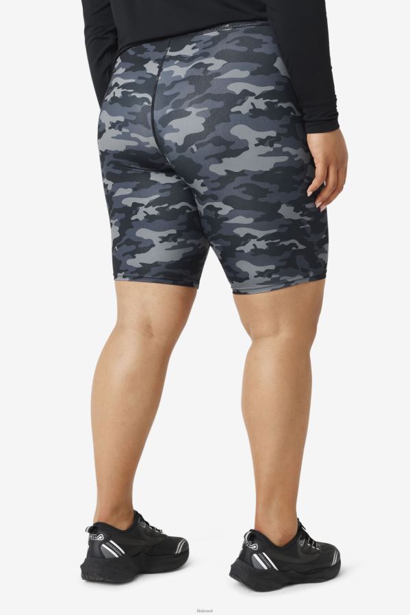 camuflagem escura FILA short fila forza 8inch bike preto camuflado HXJFD1951