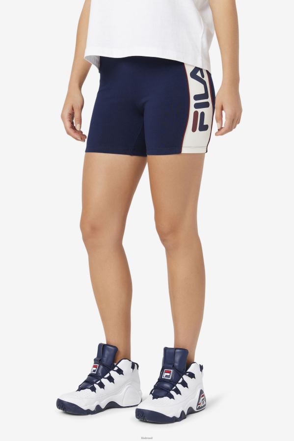 casaco de lã FILA short fila peacoat davina bike HXJFD1642