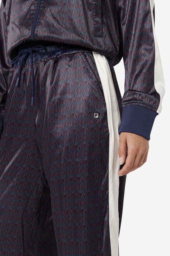 casaco / tofu FILA aviana calça cropped de cetim fila peacoat/tofu HXJFD1664