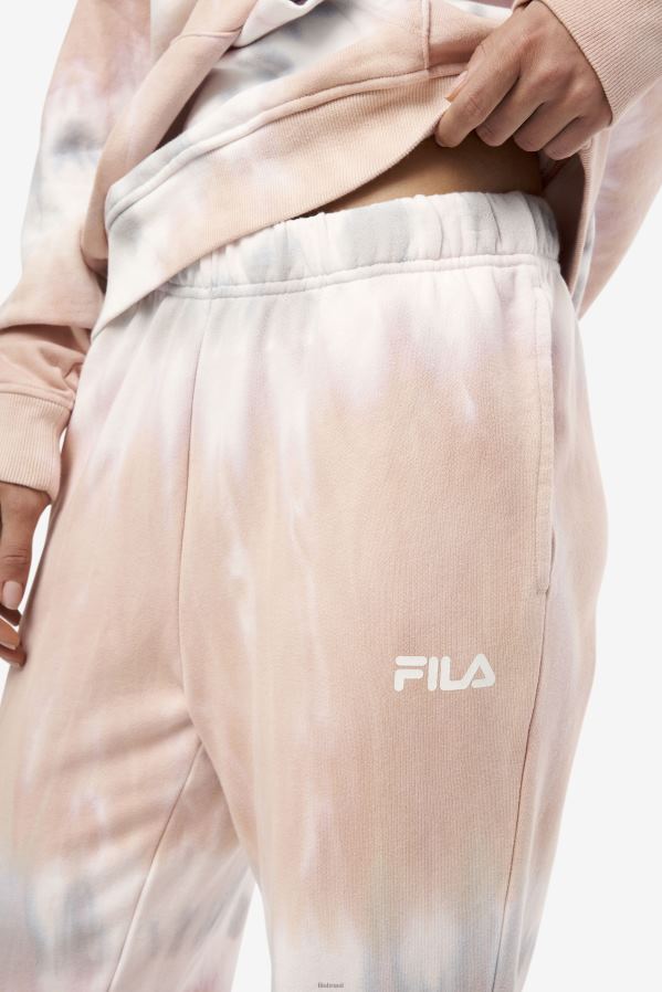 gardênia/bloco branco/belga FILA fila raleigh tie dye jogger gardênia/branco/bloco belga HXJFD1657