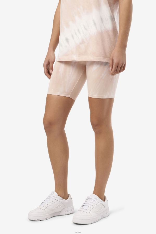 gardênia/bloco branco/belga FILA short bike fila gardenia/branco/belga bloco taima tie dye HXJFD1678