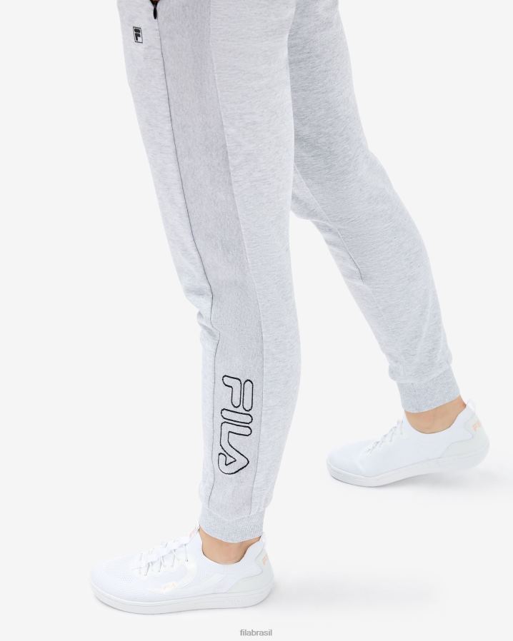 mármore cinza claro FILA calça chiara feminina marle fila cinza claro HXJFD2991