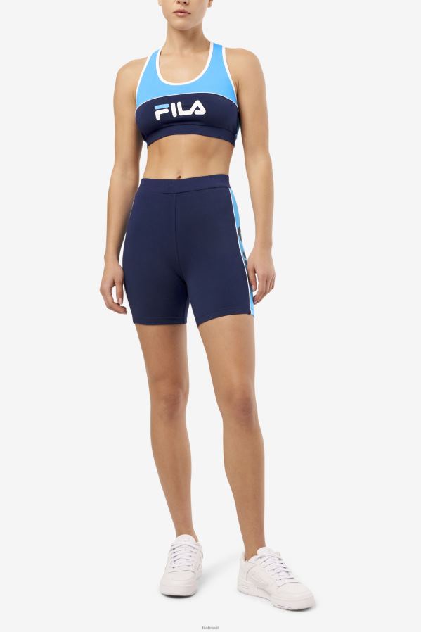 marinha FILA short de bicicleta davina fila azul HXJFD1646