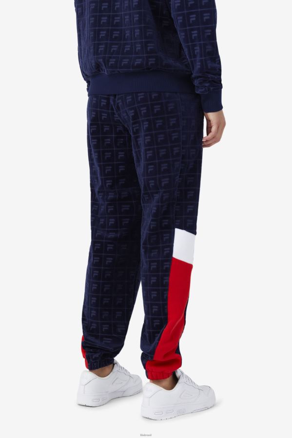 marinho/vermelho/branco FILA fila azul marinho/vermelho/branco helen veludo jogger HXJFD1560