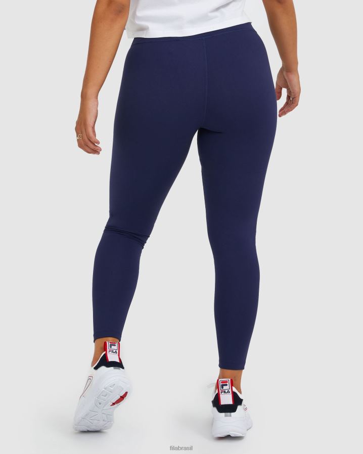 nova marinha FILA novo emblema da fila feminino azul marinho HXJFD2988