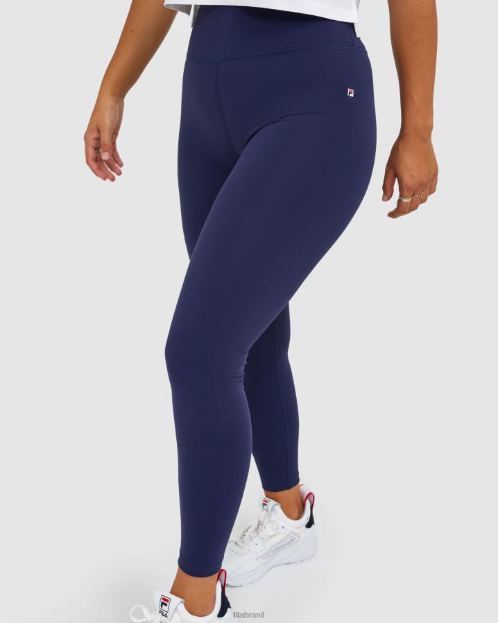 nova marinha FILA novo emblema da fila feminino azul marinho HXJFD2988