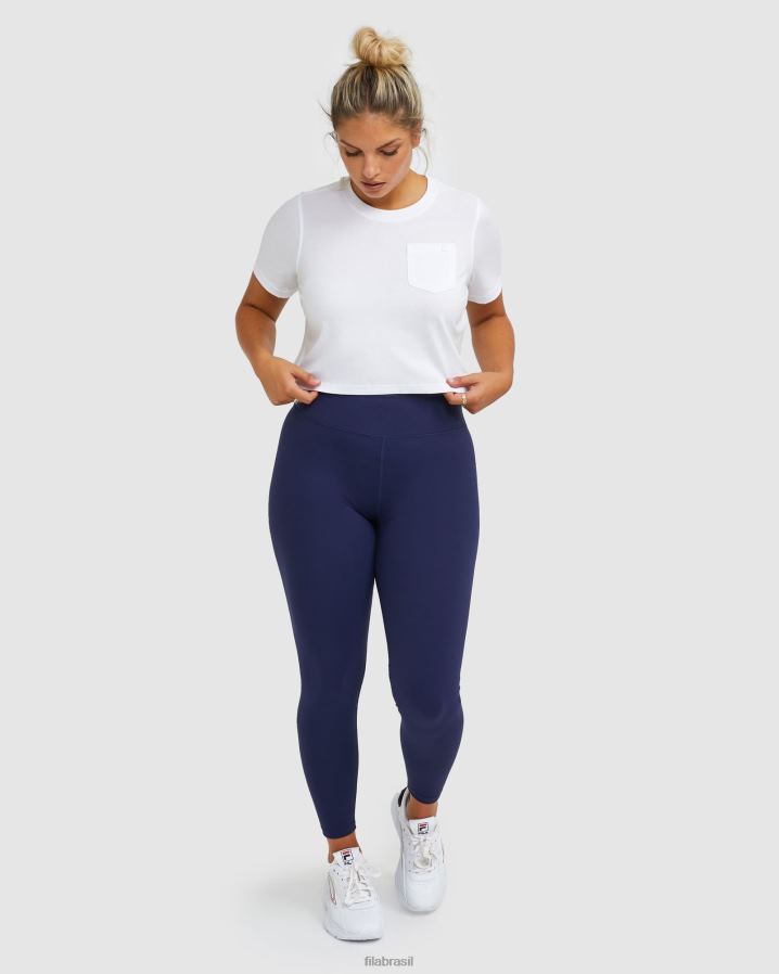 nova marinha FILA novo emblema da fila feminino azul marinho HXJFD2988