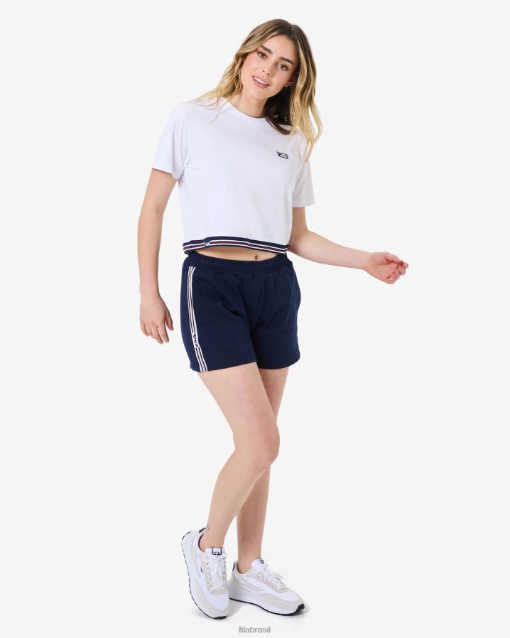 nova marinha FILA shorts lia feminino fila azul marinho HXJFD2993