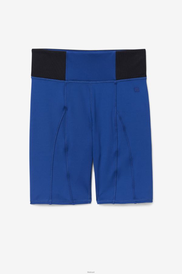 peônia da marinha FILA short de bicicleta com textura peônia azul marinho fila forza 8 polegadas HXJFD1959