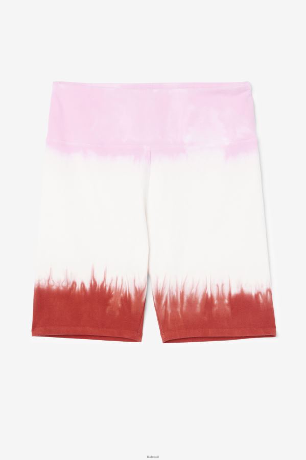 pirueta/branco/vermelho terra FILA short taima tie dye bike fila pirouette/branco/vermelho terra HXJFD1682