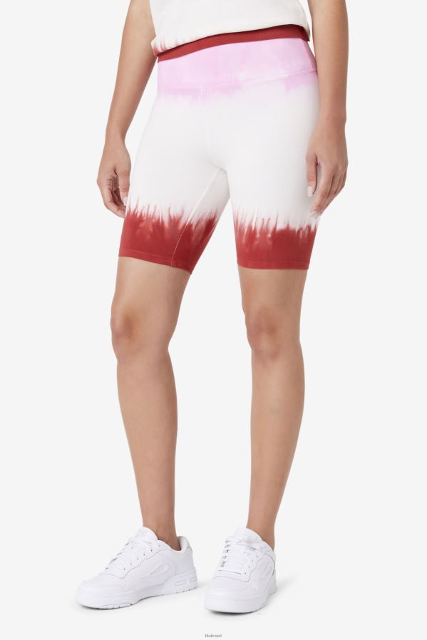 pirueta/branco/vermelho terra FILA short taima tie dye bike fila pirouette/branco/vermelho terra HXJFD1682