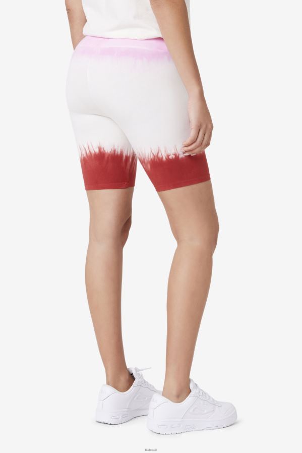 pirueta/branco/vermelho terra FILA short taima tie dye bike fila pirouette/branco/vermelho terra HXJFD1682
