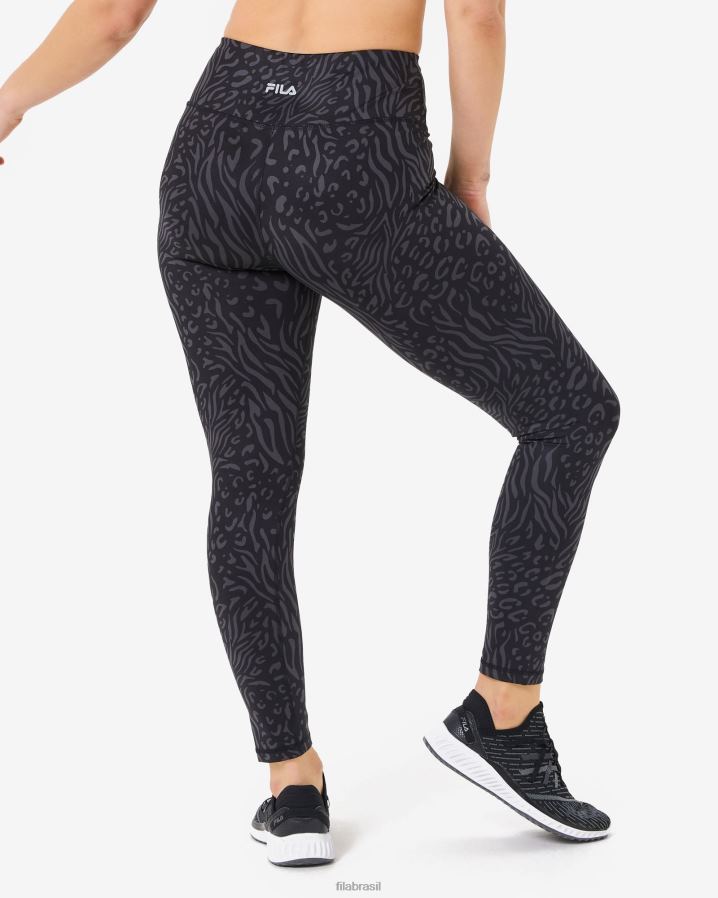 preto FILA calça fila petra 7/8 preta HXJFD2985