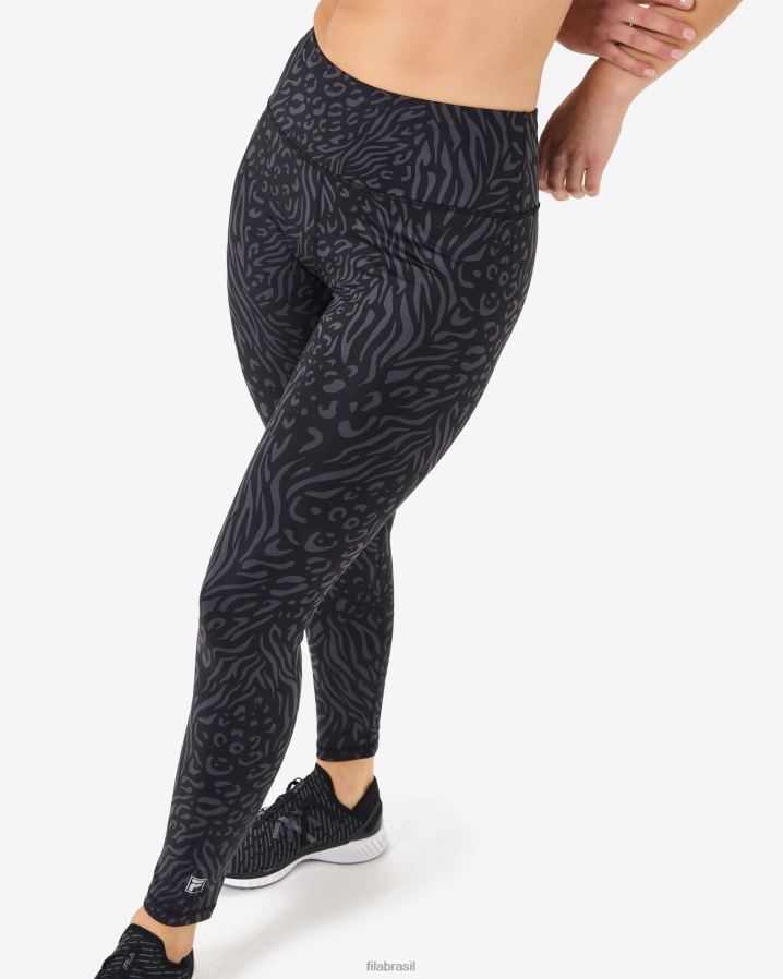 preto FILA calça fila petra 7/8 preta HXJFD2985