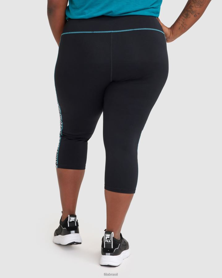 preto FILA fila rebecca 3/4 preto feminino HXJFD2849