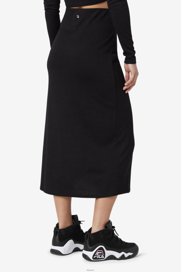 preto FILA saia midi fila londyn preta HXJFD1753