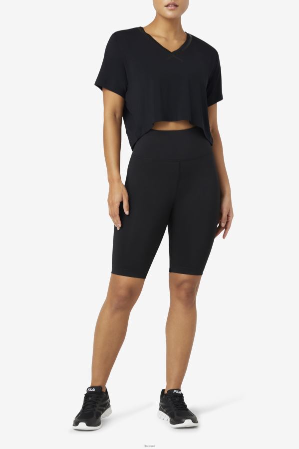 preto FILA short bike fila preto forza 8inch HXJFD1938