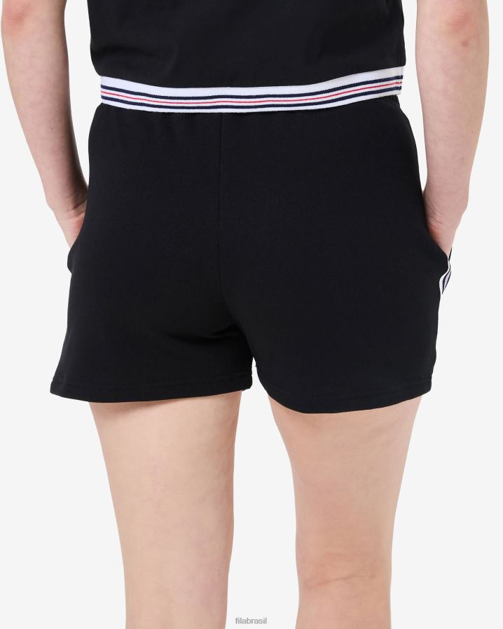 preto FILA short fila feminino preto HXJFD2992