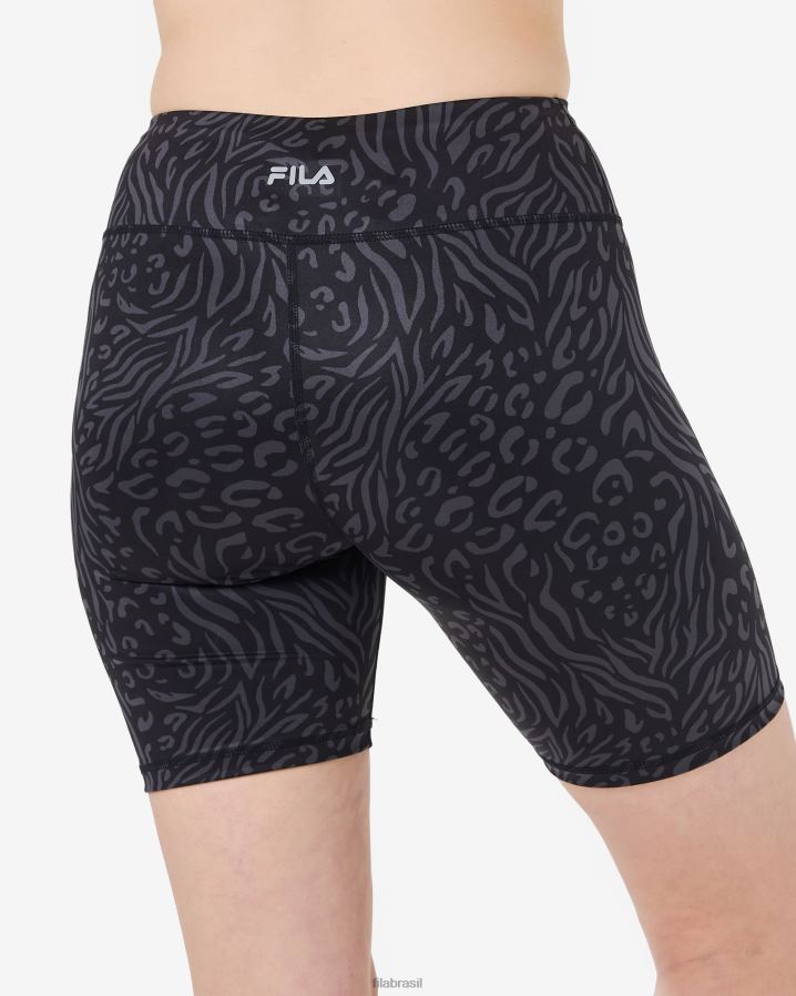 preto FILA short fila petra bike preto HXJFD2995