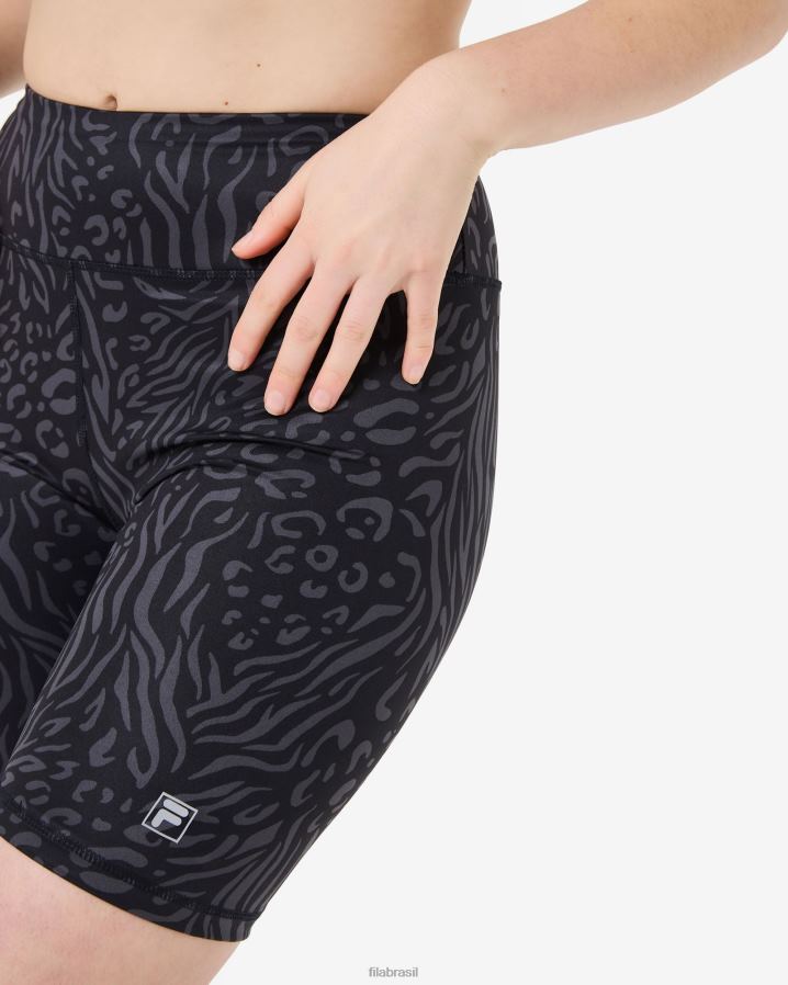 preto FILA short fila petra bike preto HXJFD2995