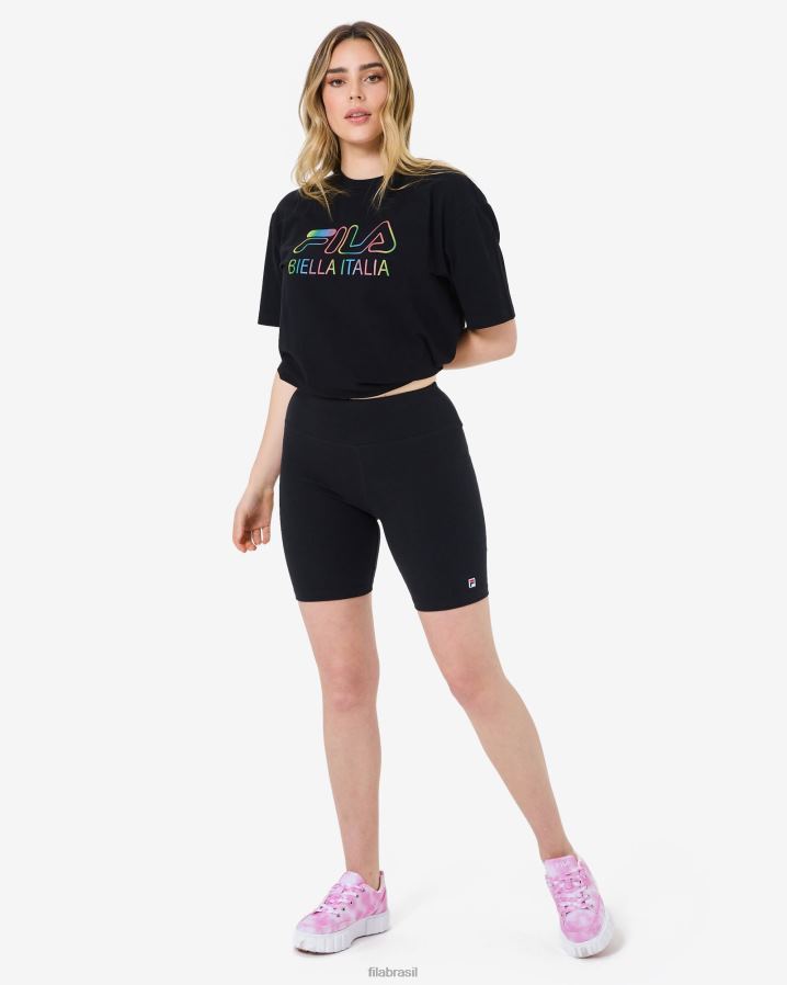 preto FILA short fila preto volara bike HXJFD2998