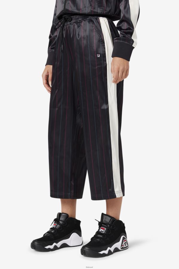 preto/tofu FILA calça cropped de cetim fila aviana preta/tofu HXJFD1665