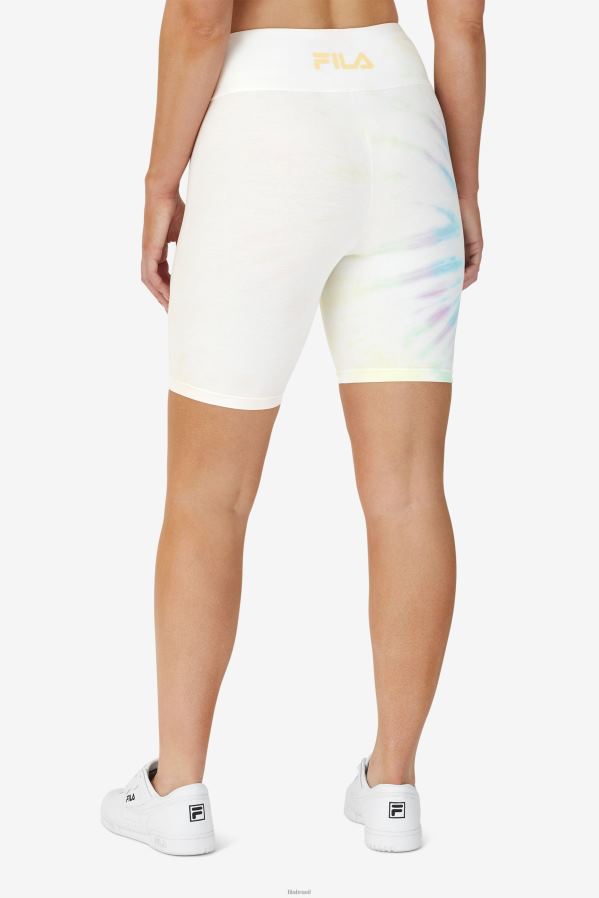 tie-dye creme duplo FILA Taima Tie Dye Bike Short Fila Double Cream Tie Dye HXJFD1676