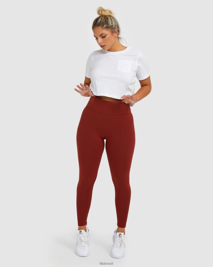 tijolo FILA emblema justo fila brick feminino HXJFD2984