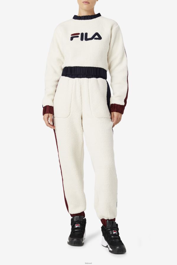 tofu/peacoat/porto tawny FILA tofu/peacoat/tawny port fila malia jogger HXJFD1587