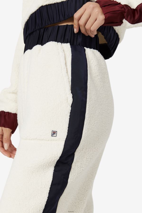 tofu/peacoat/porto tawny FILA tofu/peacoat/tawny port fila malia jogger HXJFD1587