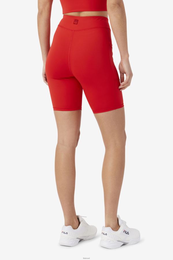 vermelho FILA short fila vermelho tiana bike HXJFD1666